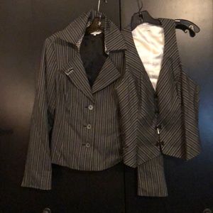 Audrey Talbott blazer and vest